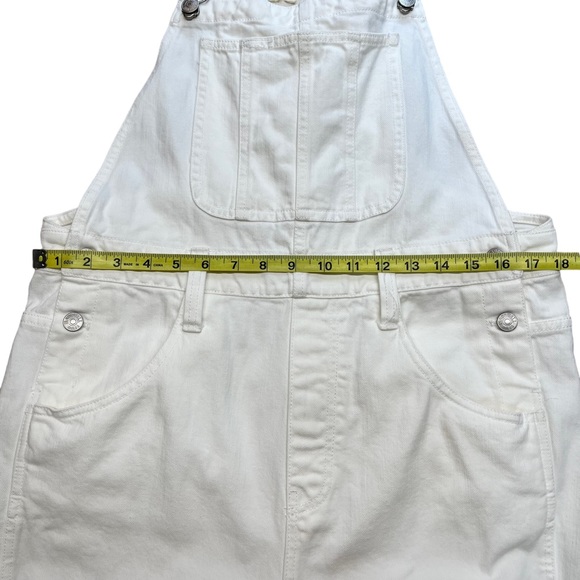 Madewell Straight-Leg Overalls in Tile White Large - Picture 8 of 12